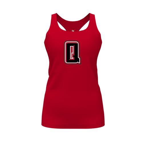 [FT0TRBRD-FYS-LOGO2] Decker Racerback Tank Top (Female Youth S, Red, Logo 2)
