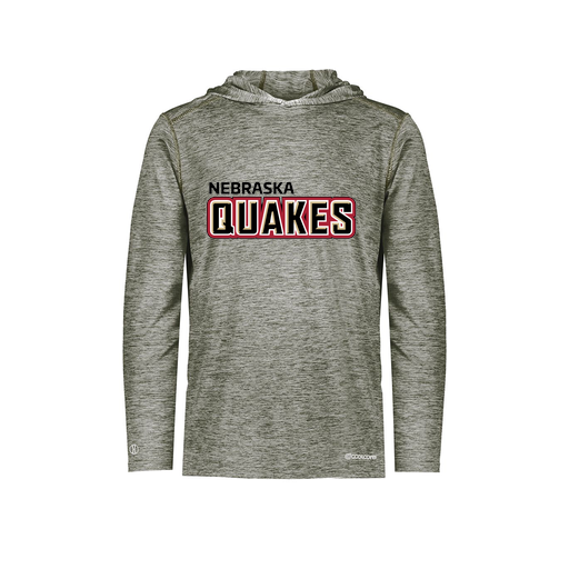 [FOLHCGGY-AS-LOGO1] Decker Men's Charge Hoodie (Adult S, Gray, Logo 1)