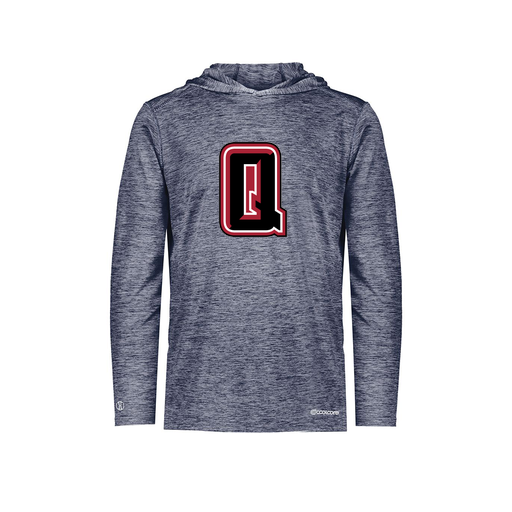 [FOLHCGNV-YS-LOGO2] Decker Youth Charge Hoodie (Youth S, Navy, Logo 2)