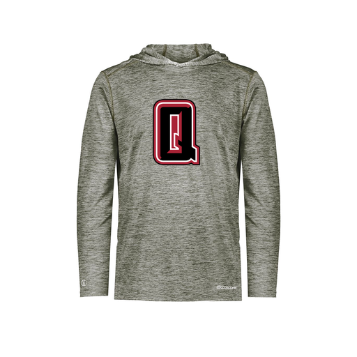 [FOLHCGGY-YS-LOGO2] Decker Youth Charge Hoodie (Youth S, Gray, Logo 2)