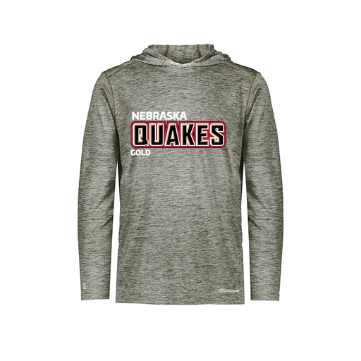 [FOLHCGGY-YS-LOGO3] Decker Youth Charge Hoodie (Youth S, Gray, Logo 3)