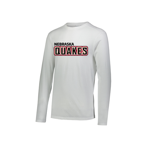 [FTLCUBWH-YS-LOGO1] Decker Youth Tri-Blend T-Shirt - Long Sleeve (Youth S, White, Logo 1)